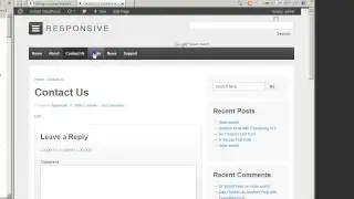 Responsive WordPress Different Custom Sidebars for each Page or Post