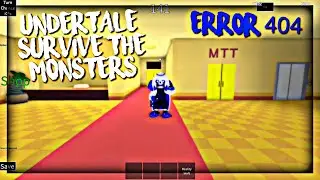 Error 404 Sans | Roblox Undertale Survive The Monsters