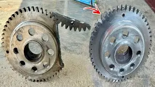 50Ton hydraulic telescopic Crane The Gear Broken due to Overloading Which Was Expertly Repaired