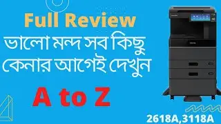 Toshiba 2618A 3118A photocopy machine Full Review and installation