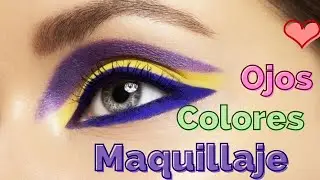 maquillaje de ojos para el día con colores sombras COMENTA YA