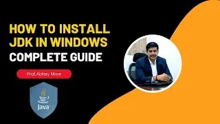 Complete Guide To Install Java Development Kit In Windows and Check JDK is Installed or Not ?