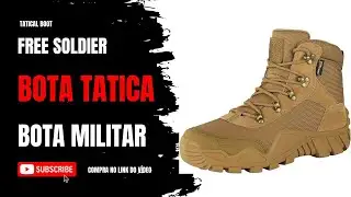⚠FREE SOLDIER Exterior, Botas Militares al Aire Libre Hombre⚠
