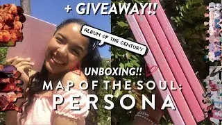[ENDED!!] UNBOXING BTS 방탄소년단 MAP OF THE SOUL PERSONA (4 VERSIONS) + a lil ga hehe!! ♡