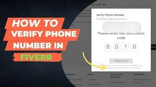 How to verify phone number in fiverr
