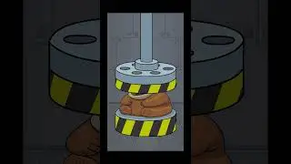 Freddy and Hydraulic Press #meme #animation #funny