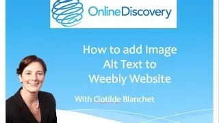 How to add image alt text to weebly website