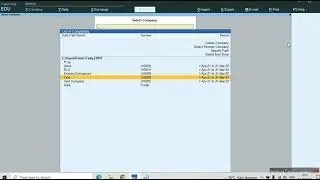 How to Enable or Disable auto loading of Company in Tally Prime