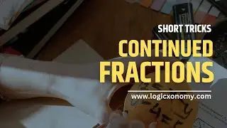 How to Solve Continued Fraction Problems Faster (within 30 seconds) #logicxonomy_shorts #shorts