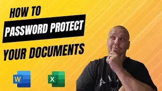 How to password protect a word document or Excel document
