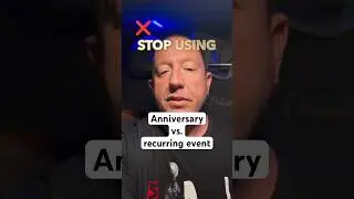 Anniversary vs. “recurring event”—don’t misuse these. #grammar #learnenglish