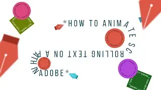 How to Animate Scrolling Text on a Path in Adobe After Effects CC (Custom Pen Shape)