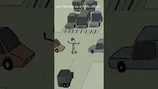 FIRST DAY AS A TRAFFIC OFFICER #funny #funnytrafic #dance