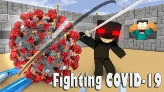 Monster School : Fighting Covid -19 : Minecraft Animation