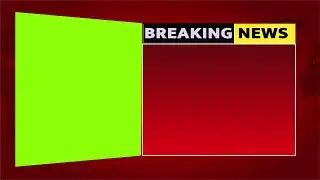 Breaking news Visual Overlay Green Screen Free | Breaking news template | Breaking news Green Screen
