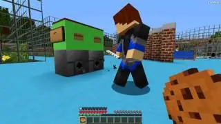 MINECRAFT ADVENTURE  GOING TO THE ZOO WITH SCUBA STEVE