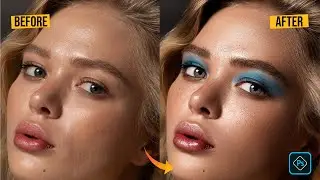 Skin Retouching & Color Grading Tutorial in Photoshop | Frequency Separation & Face Make-up