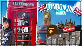 LONDON, UK VLOG!🇬🇧 (Bape Store, Supreme Store) | Vlog