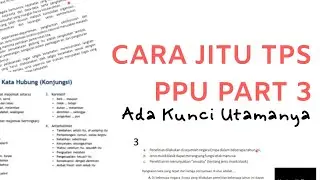 CARA JITU TPS PENGETAHUAN DAN PEMAHAMAN UMUM (PPU UTBK 2020) PART 3