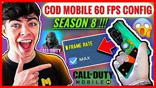 How to unlock 60 Fps & Max Graphics Codm Global / Garena Best 60 Fps Config For Cod mobile Season 8