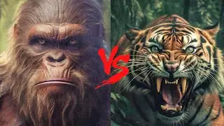 Gigantopithecus VS Tiger - Ngandong Tiger VS Gigantopithecus