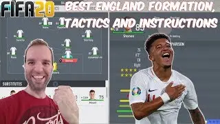 FIFA 20 BEST ENGLAND Formation, Tactics and Instructions - FIFA 20 TUTORIAL