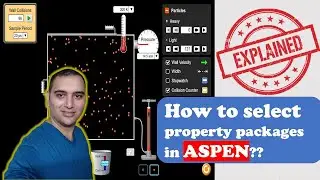 How to select property packages in Aspen #Aspen #simulation