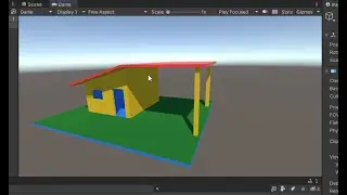How to make simple 3D house model and import it in Unity