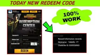 JULY NEW REDEEM CODE PUBG MOBILE | TODAY NEW REDEEM CODE IN PUBG MOBILE