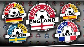 Designing Team Icons for Euro 2020 Countries! - Creation Process