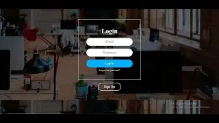How to creat Simple login Form Using Html, Css.