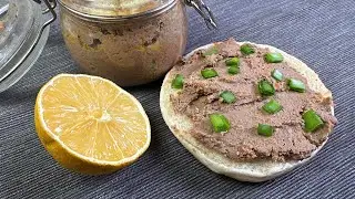 Паштет из куриной печени с морковью и лимоном