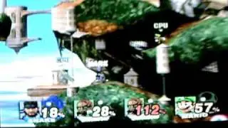 super smash brothers brawl match 2