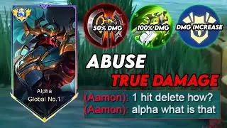 ABUSE THIS BEFORE IT GETS NERFED! ALPHA MAX DAMAGE BUILD😱