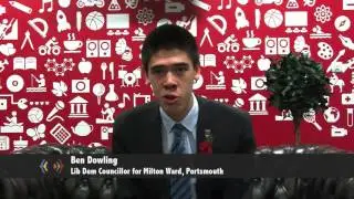Portsmouth VideoTalks: Ben Dowling, Liberal Democrats- Extremism in University