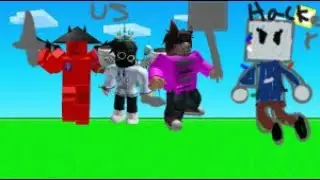 Playing Roblox bedwars but there’s a hacker