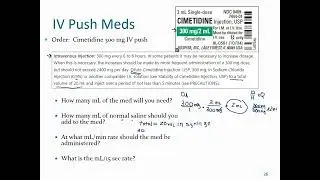 IV Push Med Example