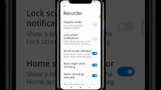 How To Earpiece Mode Enable In Recorder#shorst #trending #viral
