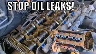 How to Replace a 1ZZ Valve Cover Gasket | Toyota Matrix, Corolla & More!