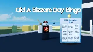 Old A Bizzare Day Bingo Board!