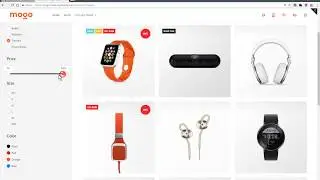 Collection page :: How to add and configure price range slider :: Mogo Shopify theme