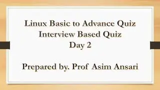 Linux Quiz Day 2 | Interview-Based Quiz | CCNA Quiz Basic to Advance | EIHeducation