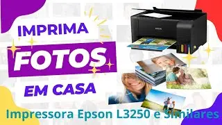 Como IMPRIMIR no PAPEL FOTOGRÁFICO na impressora Epson L3250 L4260 e similares.