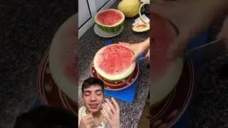 como cortar melancia do jeito certo 