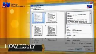 how to recover deleted Ms Word Doc Files |recover DOC,DOCX files