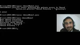 JAVA | PRACTICAL | Threads | Accessing properties of thread - name and priority