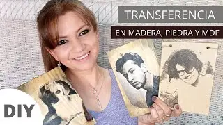 😉 Como TRANSFERIR IMAGENES sobre Madera, Piedra y MDF