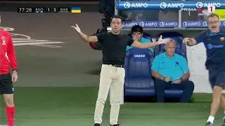 Xavi gets frustrated with Frenkie de Jong vs Real Sociedad