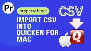 How To Import A CSV file into Quicken for macOS CSV2CSV CSV Mint