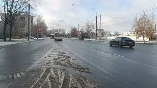 Синяя гармошка! Автобус ЛиАЗ 6213.70 №315 по маршруту 1!